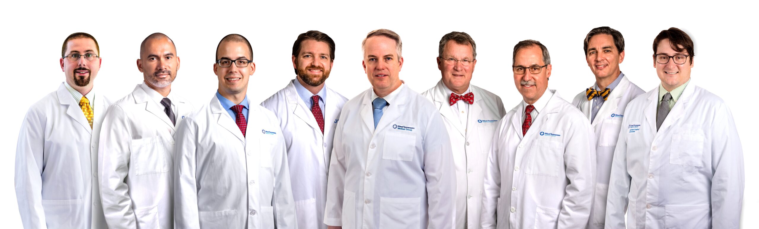 Group photo of all of the Jackson Surgical Associates physicians.