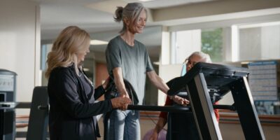 Woman on Treadmill