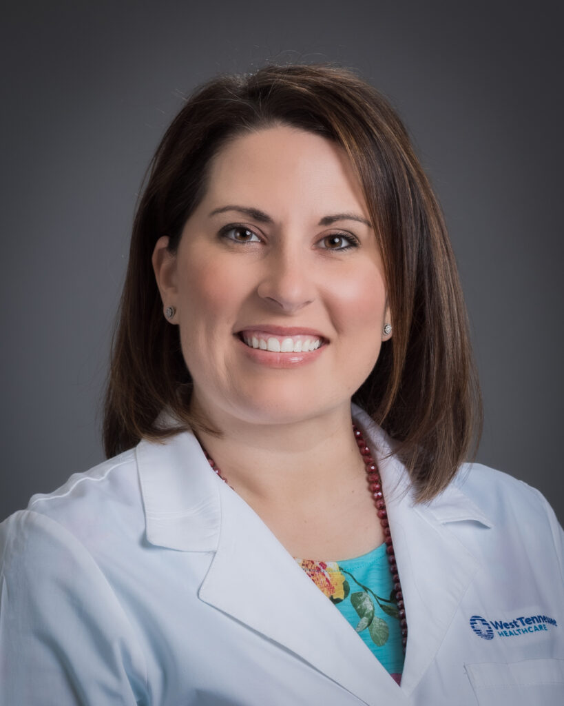 Tara Roberts, Camden High School nurse practitioner of West Tennessee Medical Group.