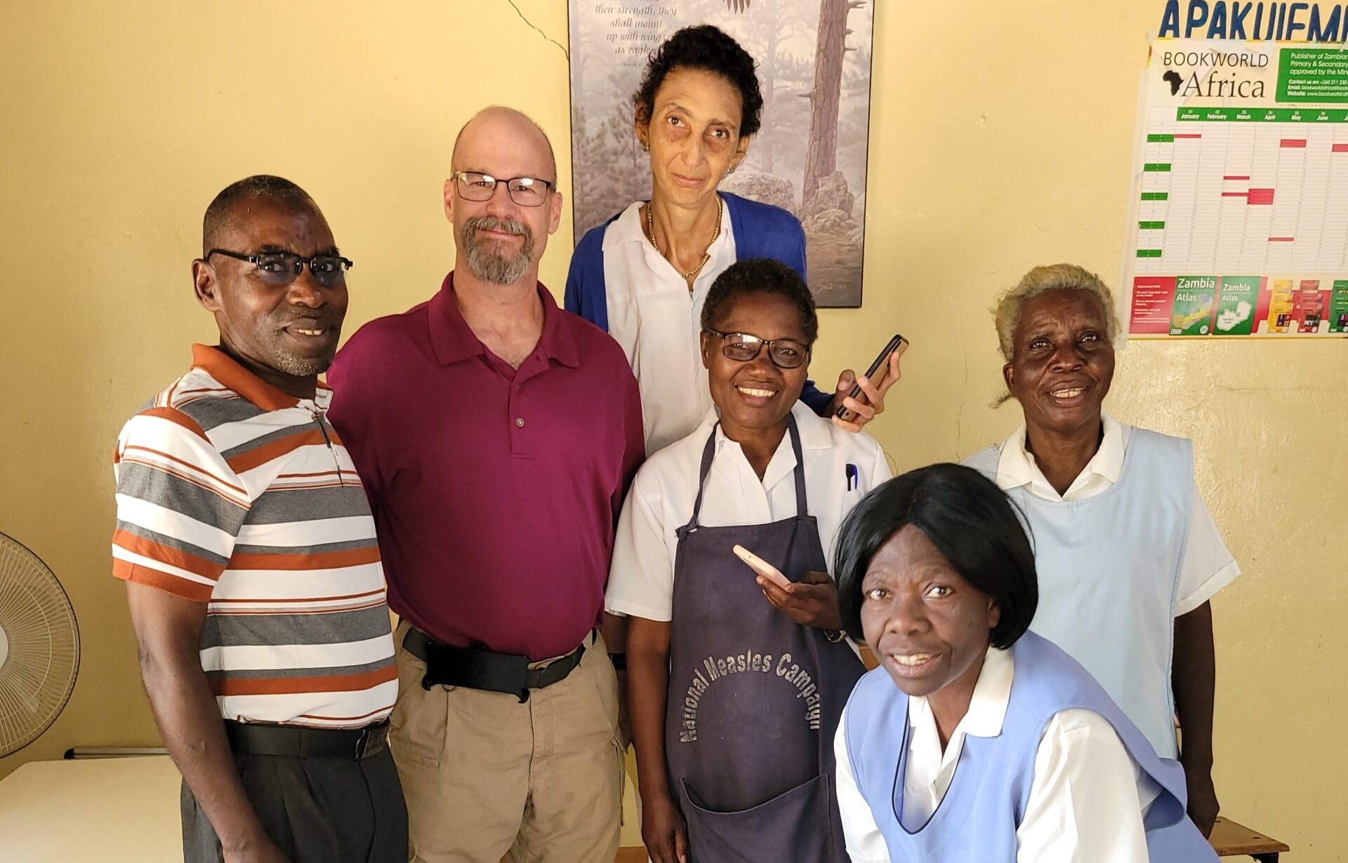 Dr Day and the FMC staff