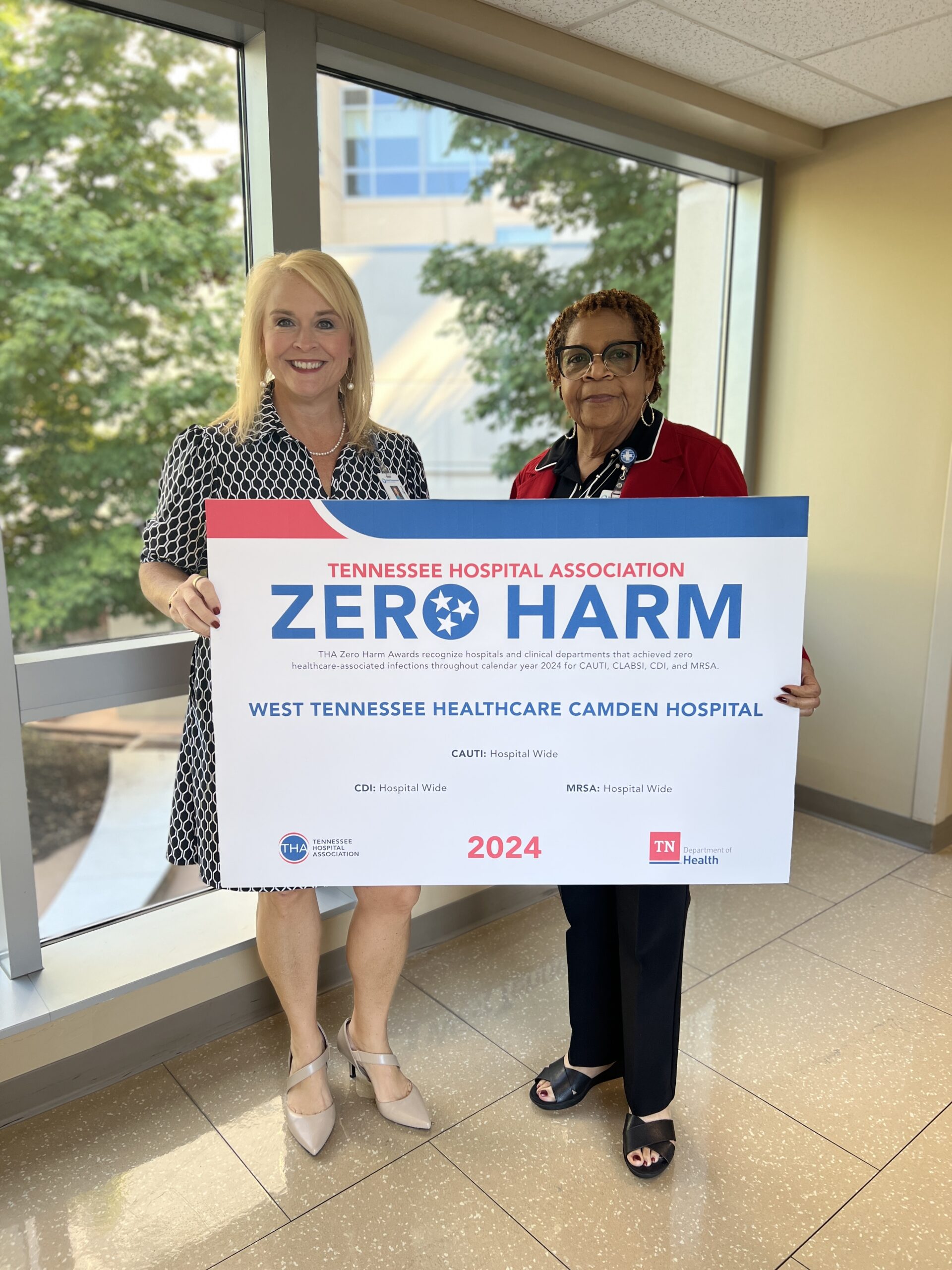 West Tennessee Healthcare – Camden Hospital receives Zero Harm award ...