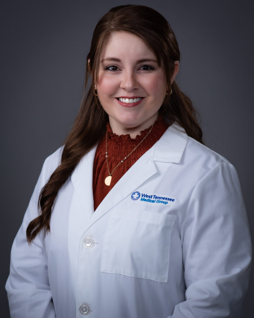 Teresa Fowler, nurse practitioner at West Tennessee Medical Group Cardiology clinic, wearing a white coat and smiling in a professional headshot